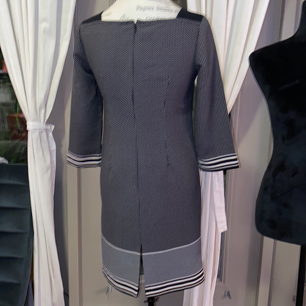 Ann Taylor womens work dress black & white size 0​ - Picture 5 of 10